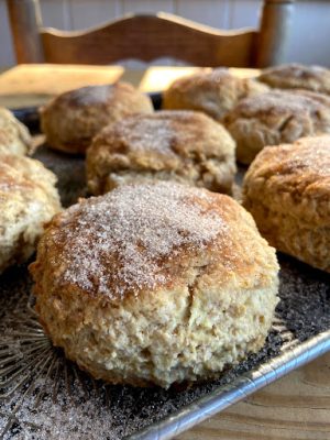 Cosmic Crisp Apple & Cinnamon Scones by Jimmy Proffitt