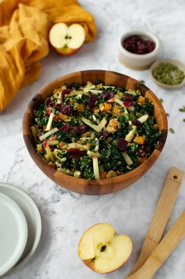 Winter Harvest Salad with Cosmic Crisp Apples